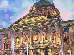  西瓜场景（番外）---水彩风格色彩练习法