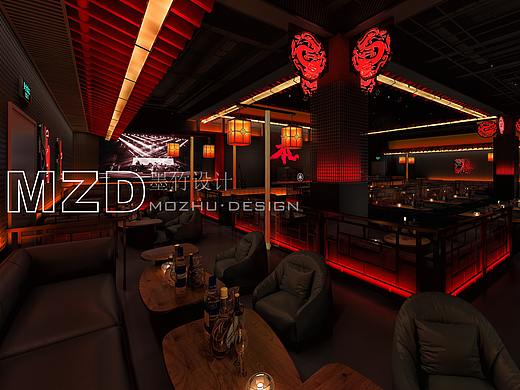 《重庆本亖国潮风酒吧设计》重庆livehouse酒吧设计