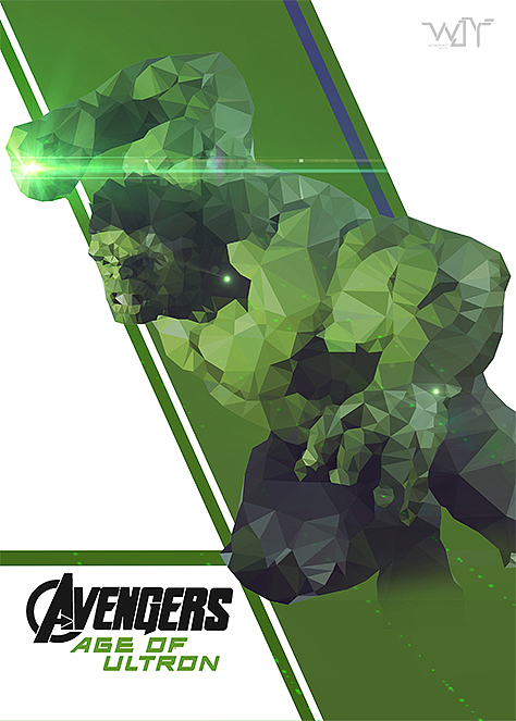 Low Poly 风格《复仇者联盟2》人物海报！（图ZMjg2NzAxNDg=） - 海报 - 站酷设计师WJYD原创素材 - 站酷ZCOOL