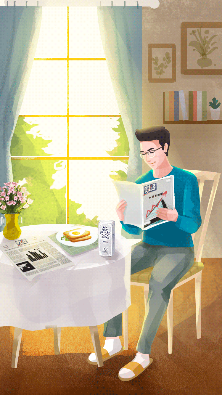 特仑苏推文插画整理（图ZMTQxMTk1NjUy） - 商业插画 - 站酷设计师张小嘿原创素材 - 站酷ZCOOL