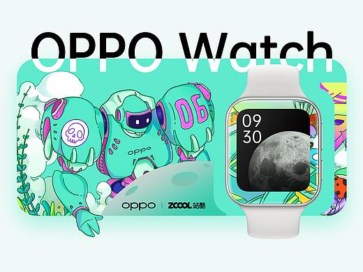OPPO Watch插画创意