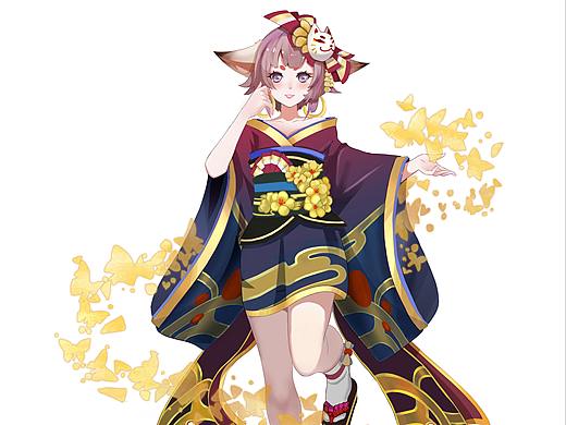 二次元阴阳师画风类型的练习作品