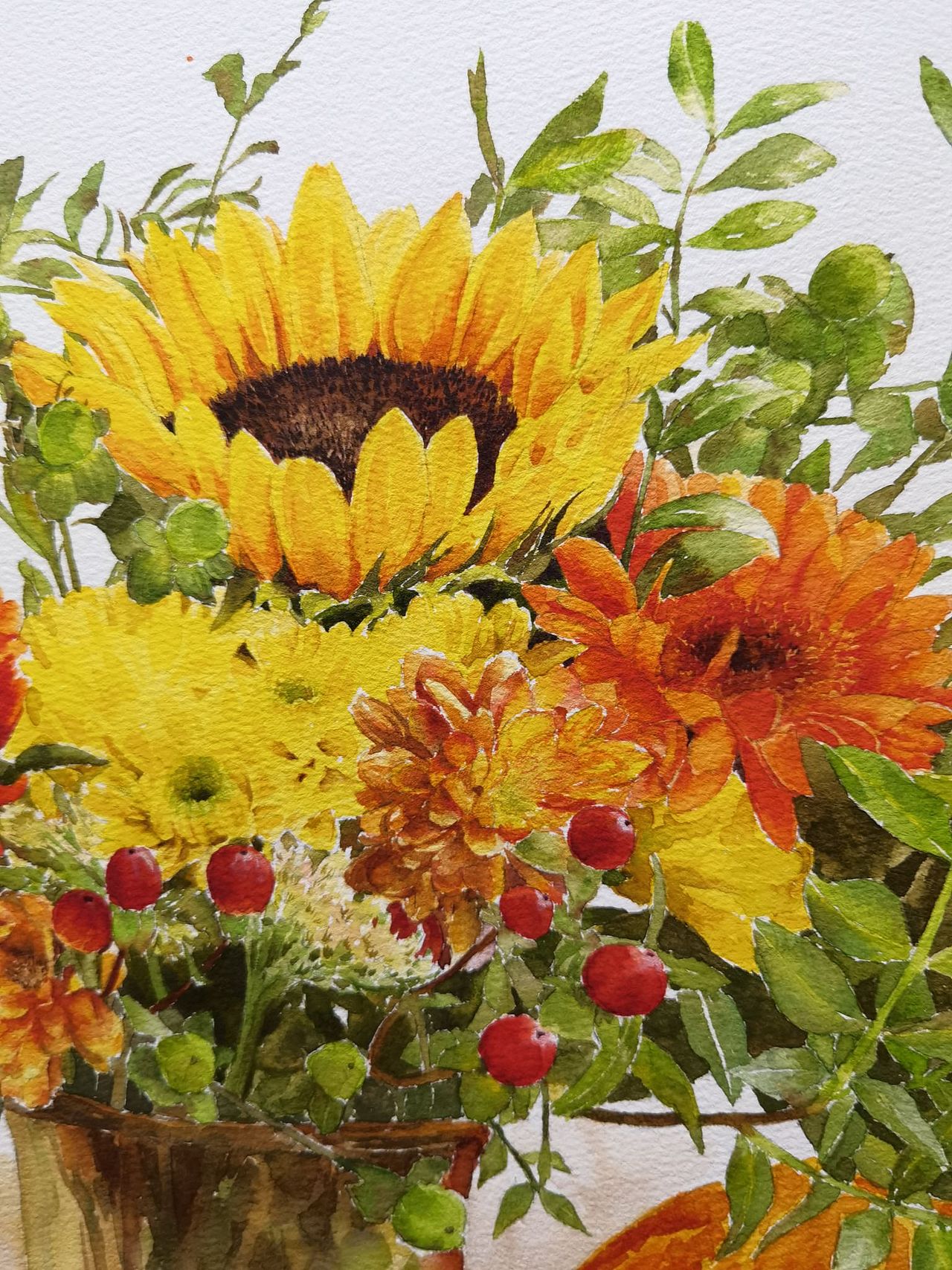 【水彩】秋天的颜色