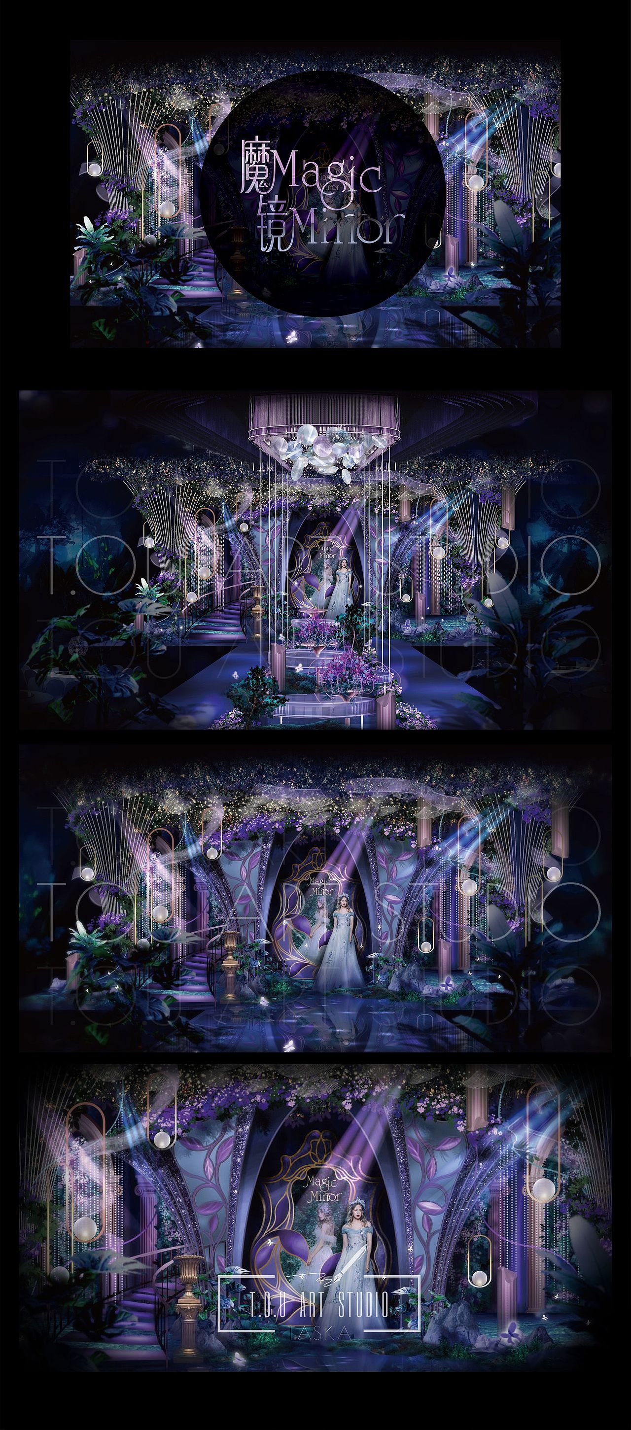 婚礼设计（舞台设计）（图ZMTc4Nzk2NDI4） - 舞台美术 - 站酷设计师TASKA原创素材 - 站酷ZCOOL