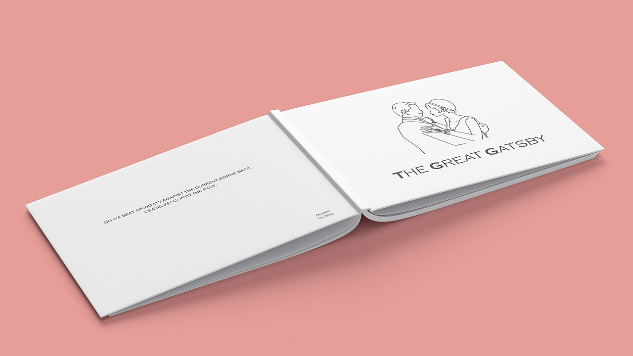 《了不起的盖茨比》视觉创意书（图ZMjEyNjU4NDky） - 书籍/画册 - 站酷设计师dddyyy123原创素材 - 站酷ZCOOL