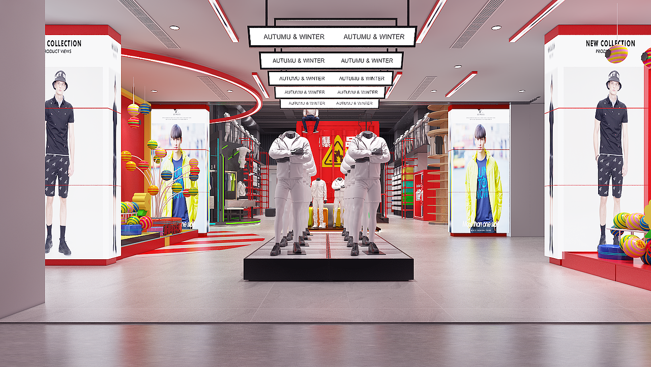 厦门海沧七匹狼终端零售店（图ZMjA2ODU0MjA4） - 家装设计 - 站酷设计师琮一品牌设计公司原创素材 - 站酷ZCOOL