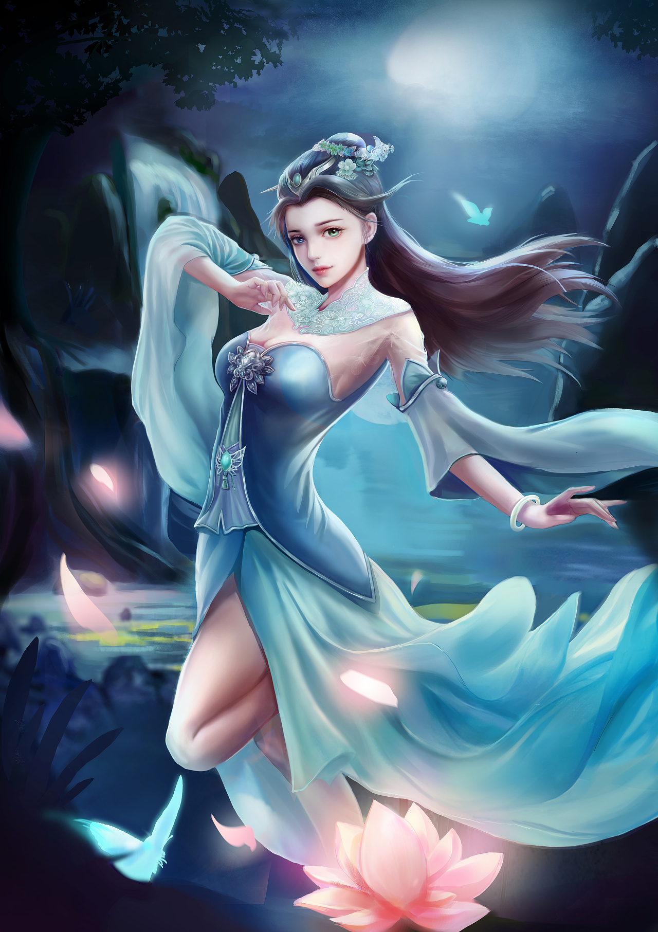 不走心的貂蝉|插画|商业插画|爆肝毒瘤 - 原创作品 - 站酷 (zcool)