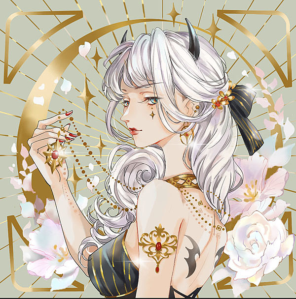 日系头像合集恶魔小姐天使小姐