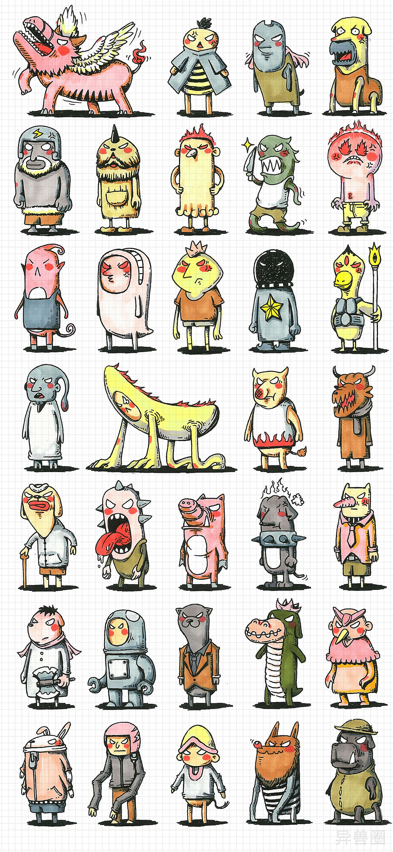 【异兽圈】400个情绪化小人（图ZNjAwODE4Njg=） - 创作习作 - 站酷设计师罗元元元原创素材 - 站酷ZCOOL