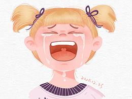 手绘儿童头像练习