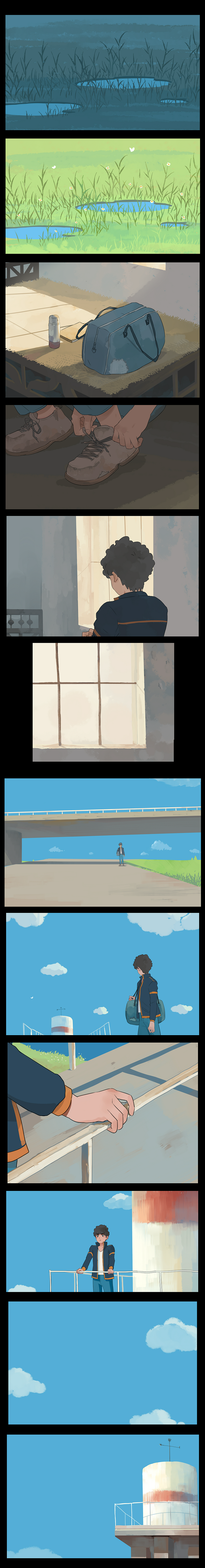《青空·彼岸》 漫画1～4话完整版（图ZNzMyMDQ5OTY=） - 创作习作 - 站酷设计师邦乔彦原创素材 - 站酷ZCOOL