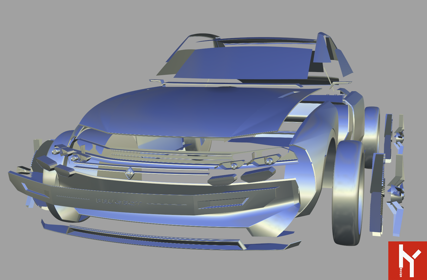 标致e-legend!海耀(hy)学员作品 数模分享