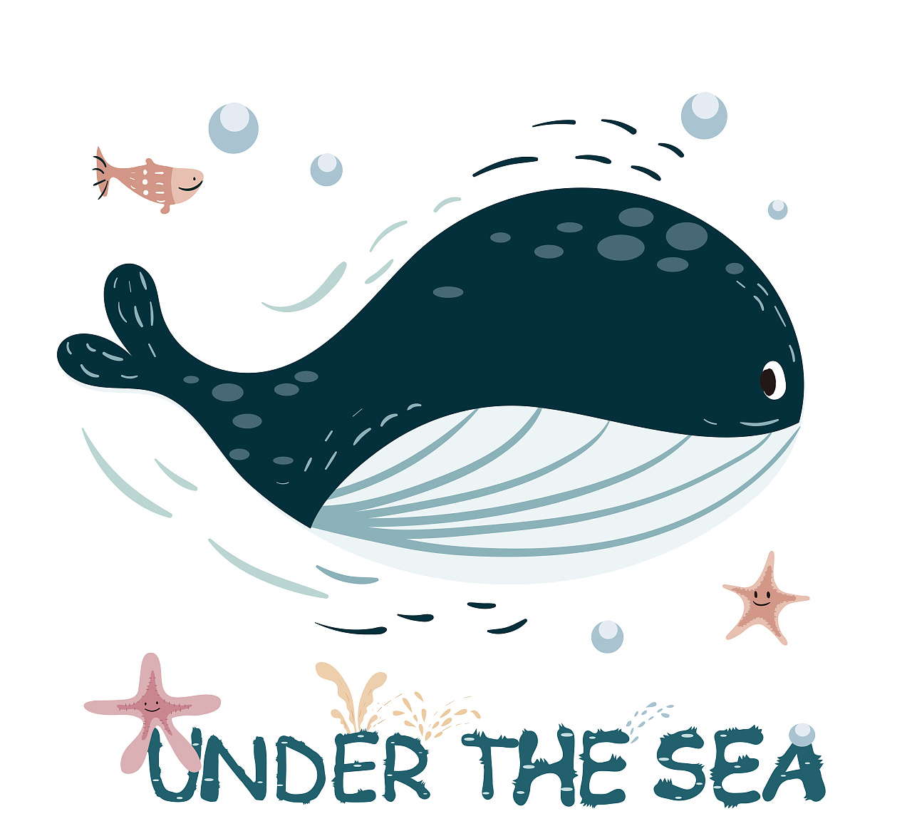 海洋生物系列插画