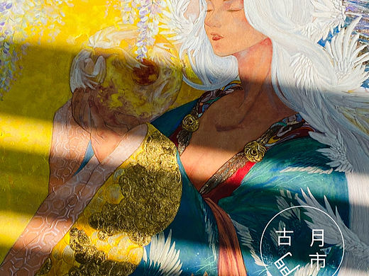 岩彩｜无人倾听的声音系列：化生（个人主页-ZNjI5NzAzMTY=） - 绘画 - 站酷设计师半夢斋_古月門市原创素材 - 站酷ZCOOL