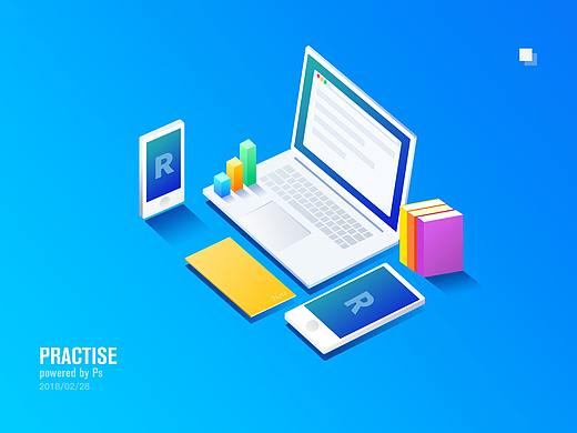 HOUSE and AIRPLANE-2.5D插画-AE动效