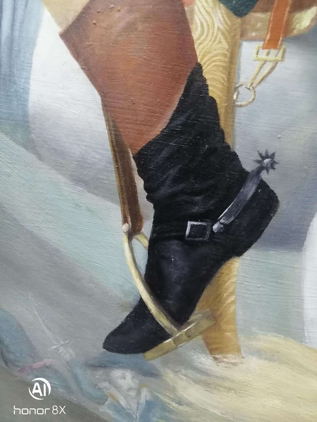 临摹油画【拿破仑骑马像】（图ZMjIwMTExMjky） - 绘画 - 站酷设计师色彩感觉原创素材 - 站酷ZCOOL