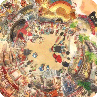 再战全景图（图ZMjMwMzU3MjU2） - 其他动漫 - 站酷设计师布袋动画原创素材 - 站酷ZCOOL