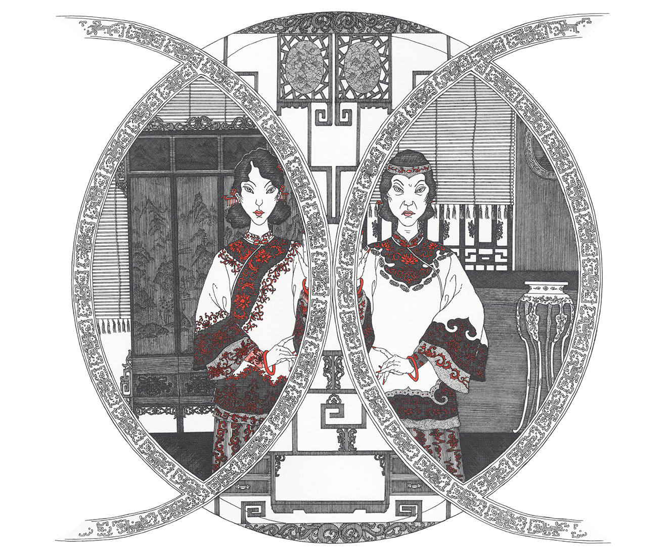 金锁记插图共8张