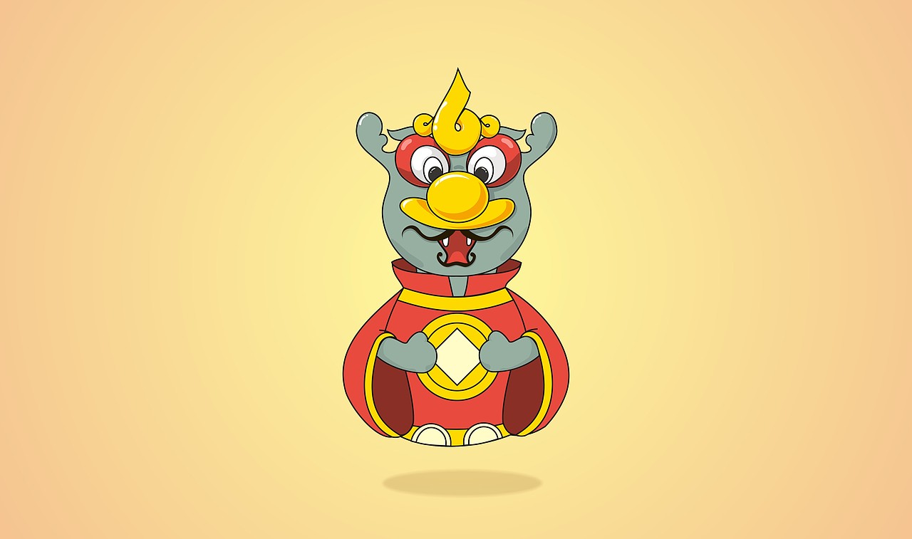 金融类卡通形象设计—貔貅