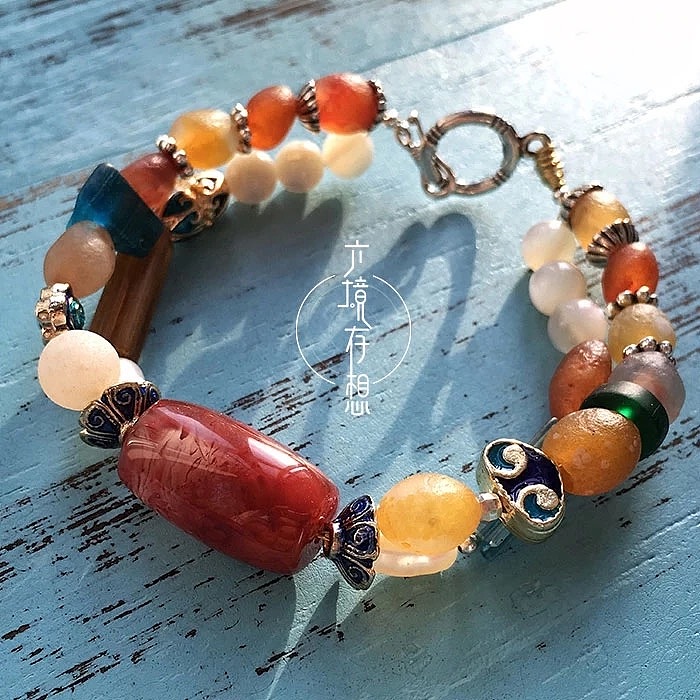 波西米亚的搭配来自千年的阿拉善玛瑙