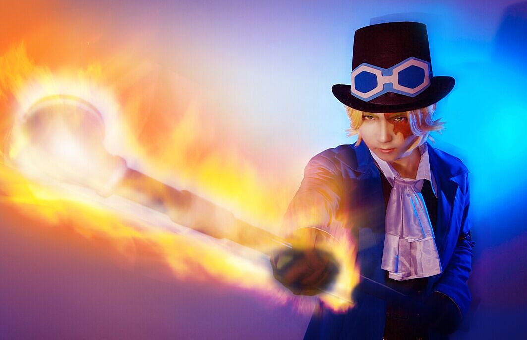 cosplay海贼王萨博