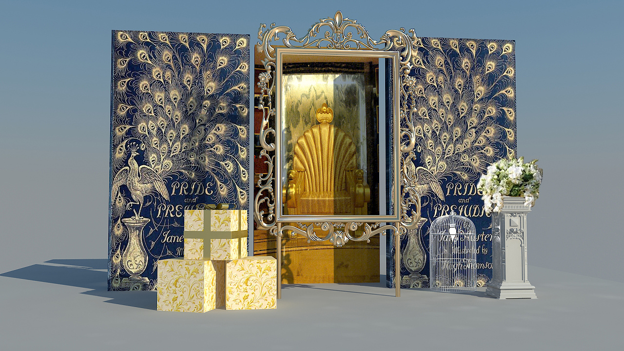 欧式奢华的美陈设计