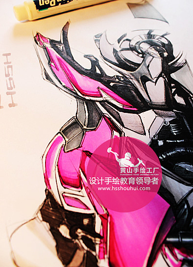 【工业设计手绘之交通工具】怎样画复杂造型产品（图ZMTY0NTc0NTY=） - 交通工具 - 站酷设计师Rojean原创素材 - 站酷ZCOOL