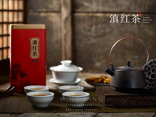 滇红茶金针茶叶拍摄