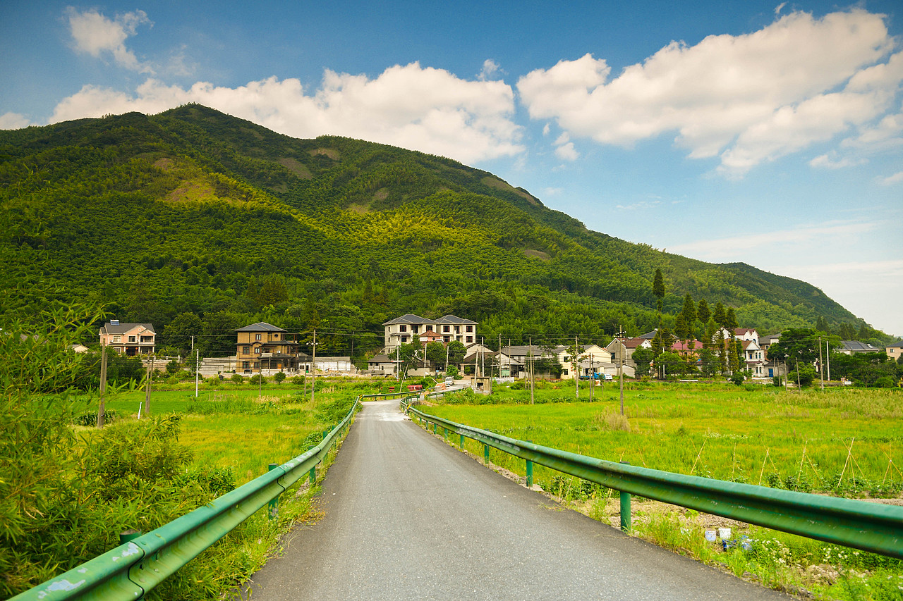 浙江省杭州市余杭区泗溪村风景照