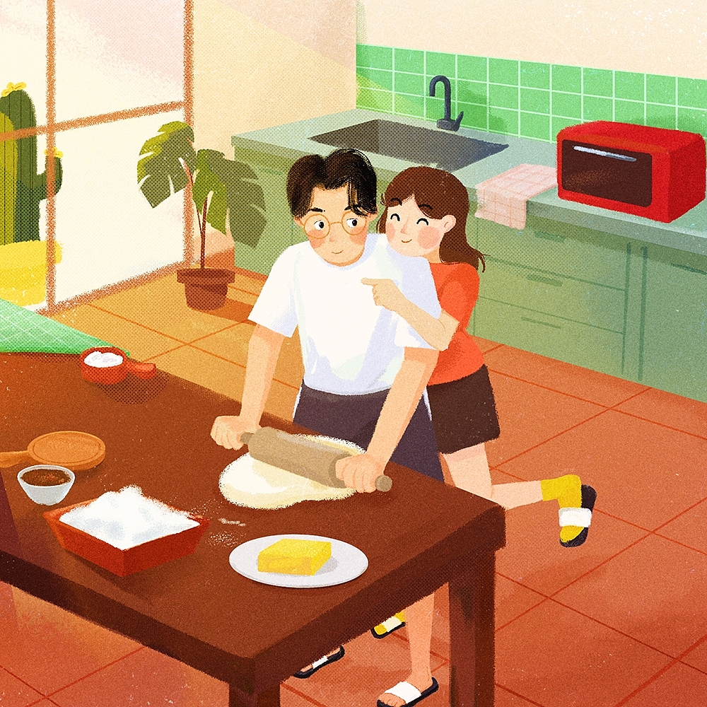 温馨烘焙（图ZMTc1NDAwMzcy） - 创作习作 - 站酷设计师橘子加柚子原创素材 - 站酷ZCOOL