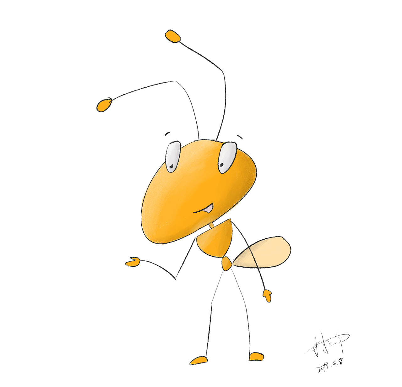 练习-小蚂蚁|插画|插画习作|林子08264931 - 原创作品 - 站酷 (zcool)