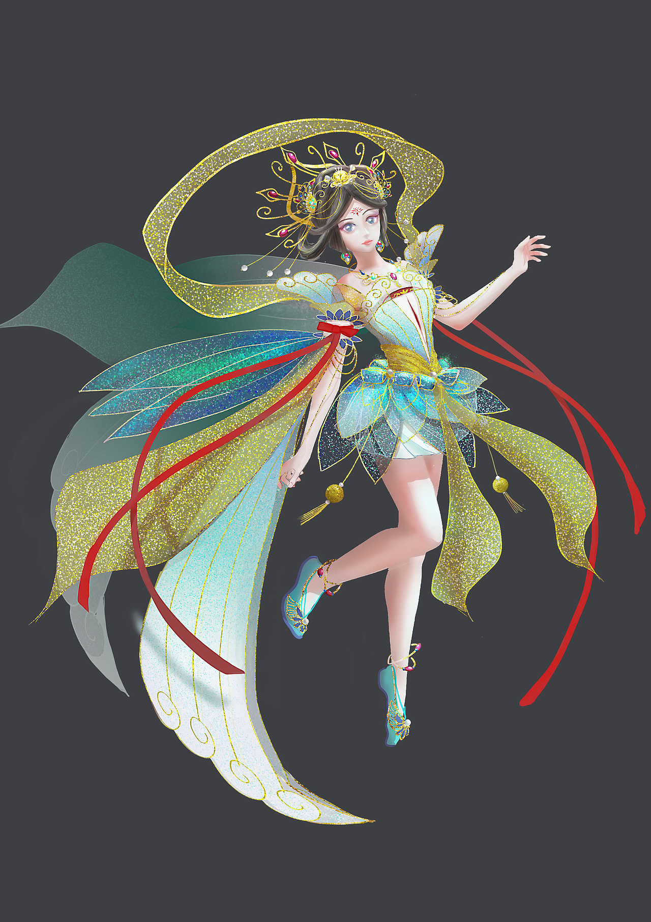 王者荣耀嫦娥皮肤设计大赛6837