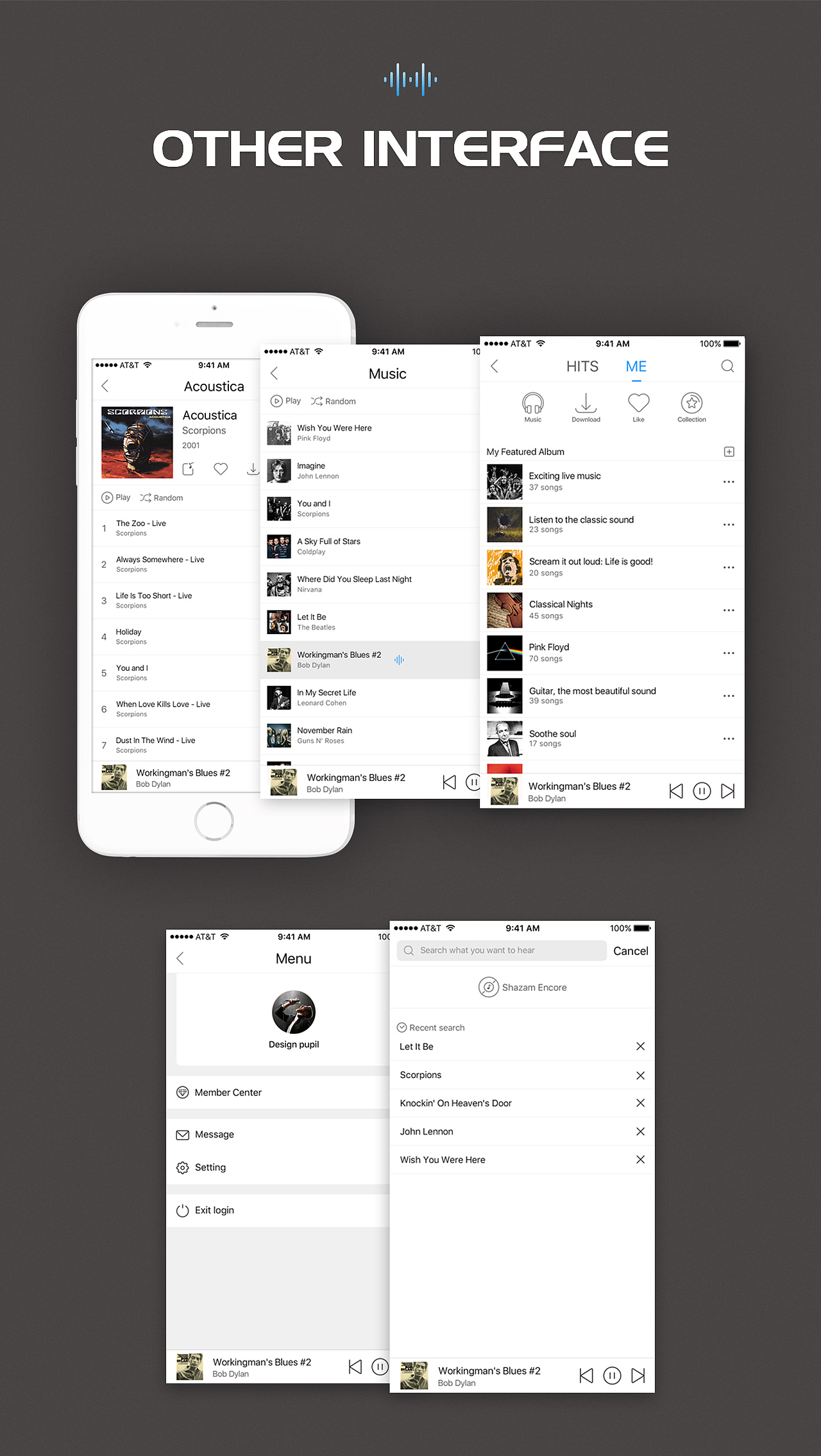 Music APP Design