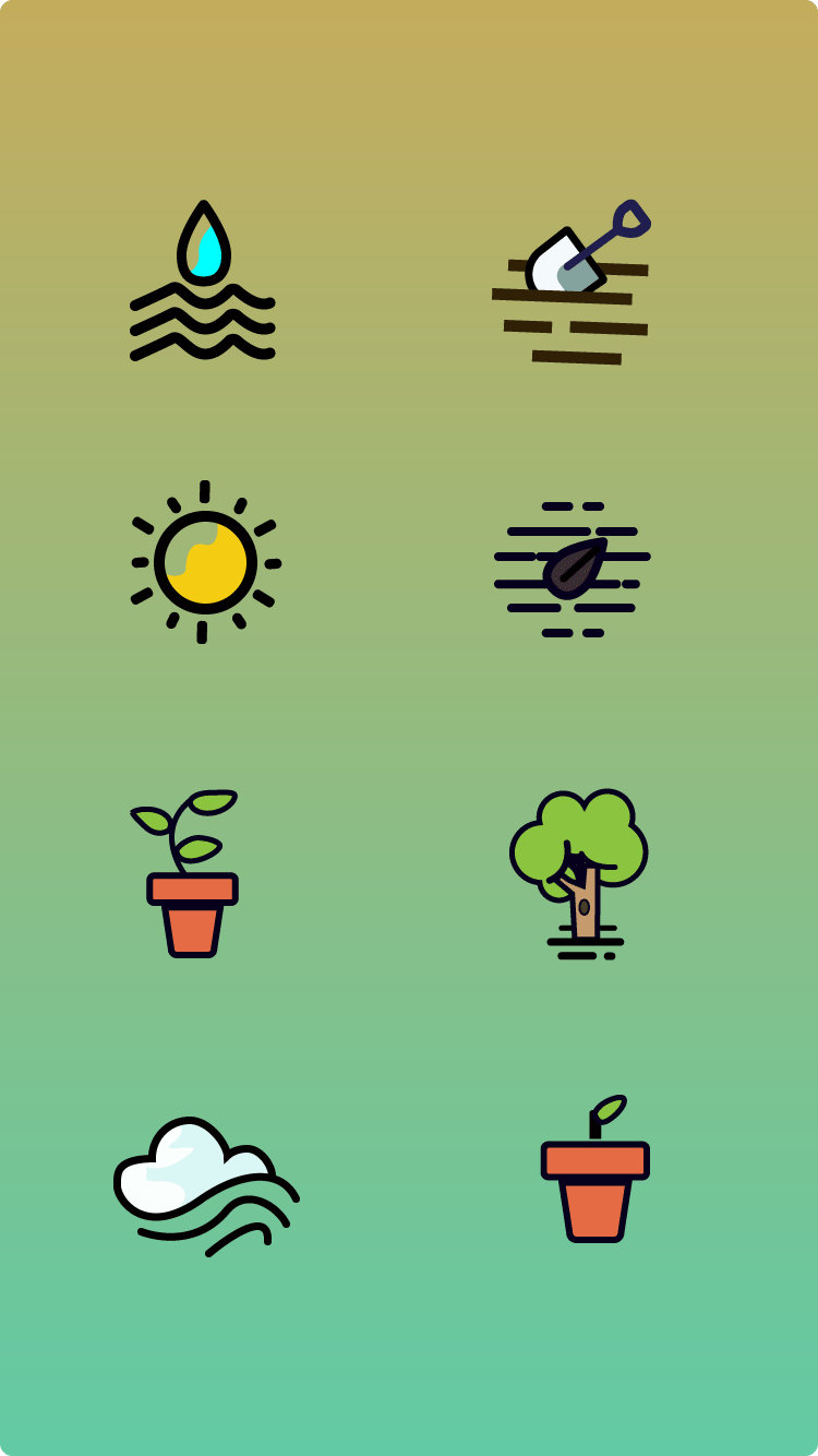 UI界面图标,插画