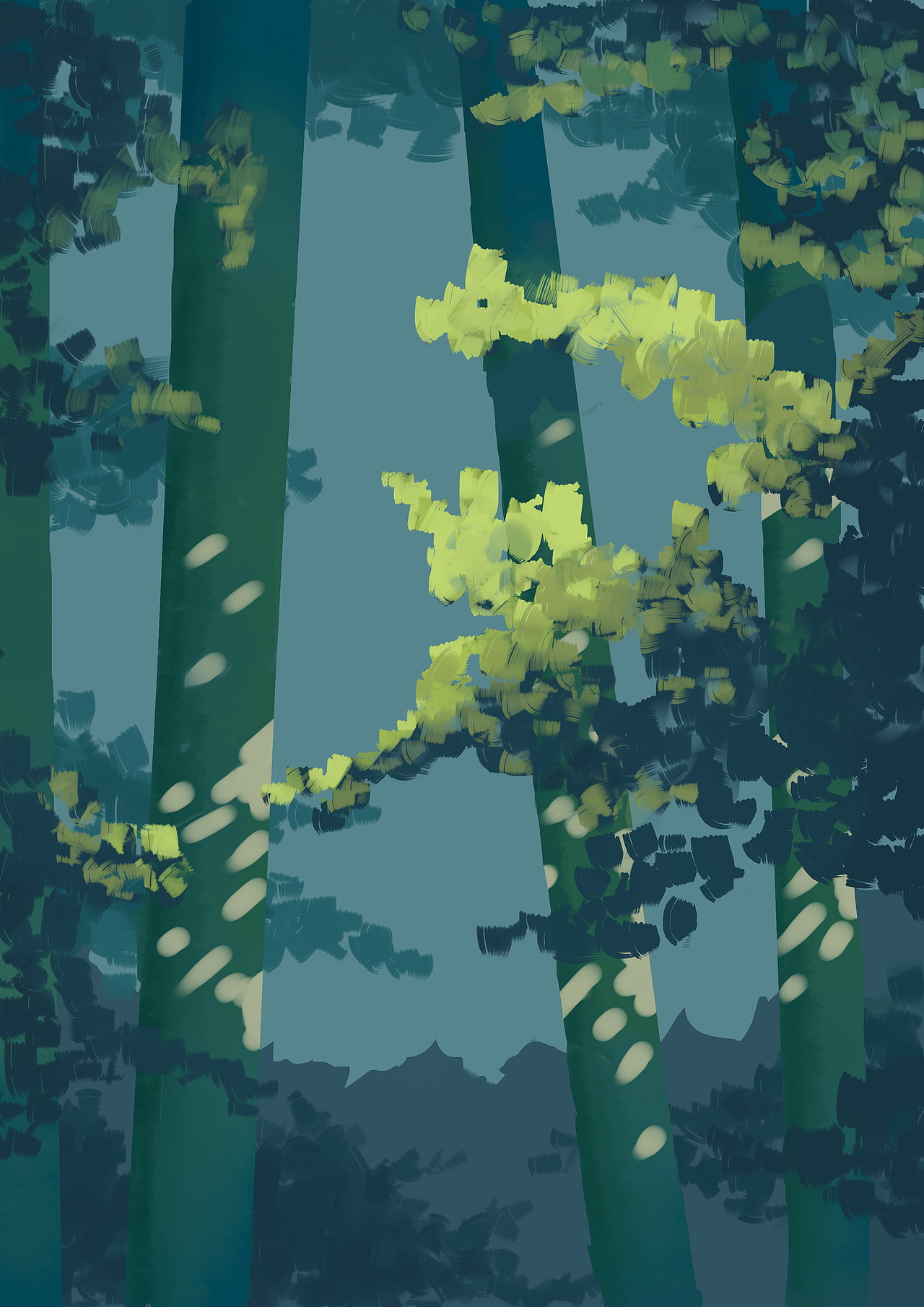 丛林|插画|创作习作|明烛南天_原创作品-站酷(zcool)