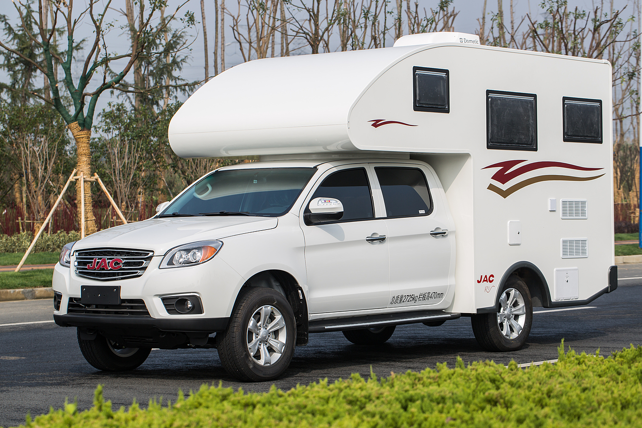 江淮帅铃t6皮卡房车设计