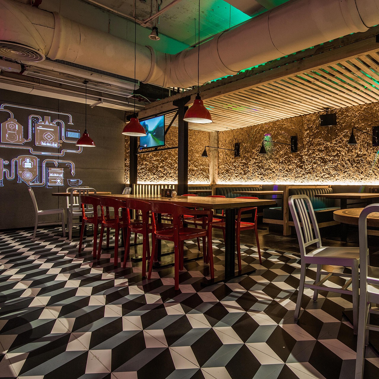 【啤酒酿造】墙面投影(3Dmapping)