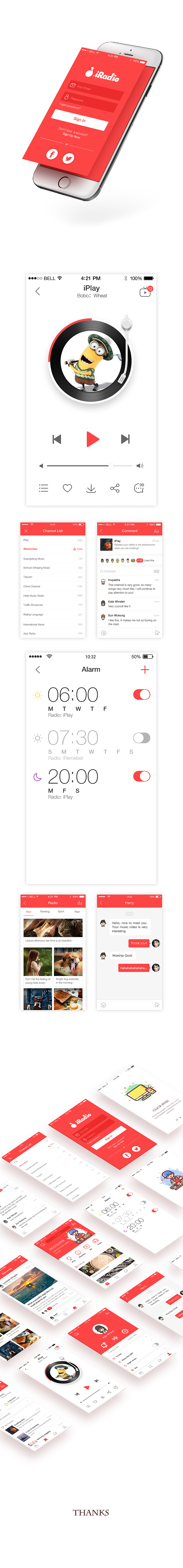 音乐电台app redesign（图ZNDcyNjIyODQ=） - APP界面 - 站酷设计师rwds原创素材 - 站酷ZCOOL