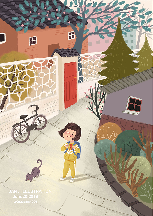 童年往事（图ZMTE4Nzk0ODM2） - 创作习作 - 站酷设计师蘑菇月Jan原创素材 - 站酷ZCOOL