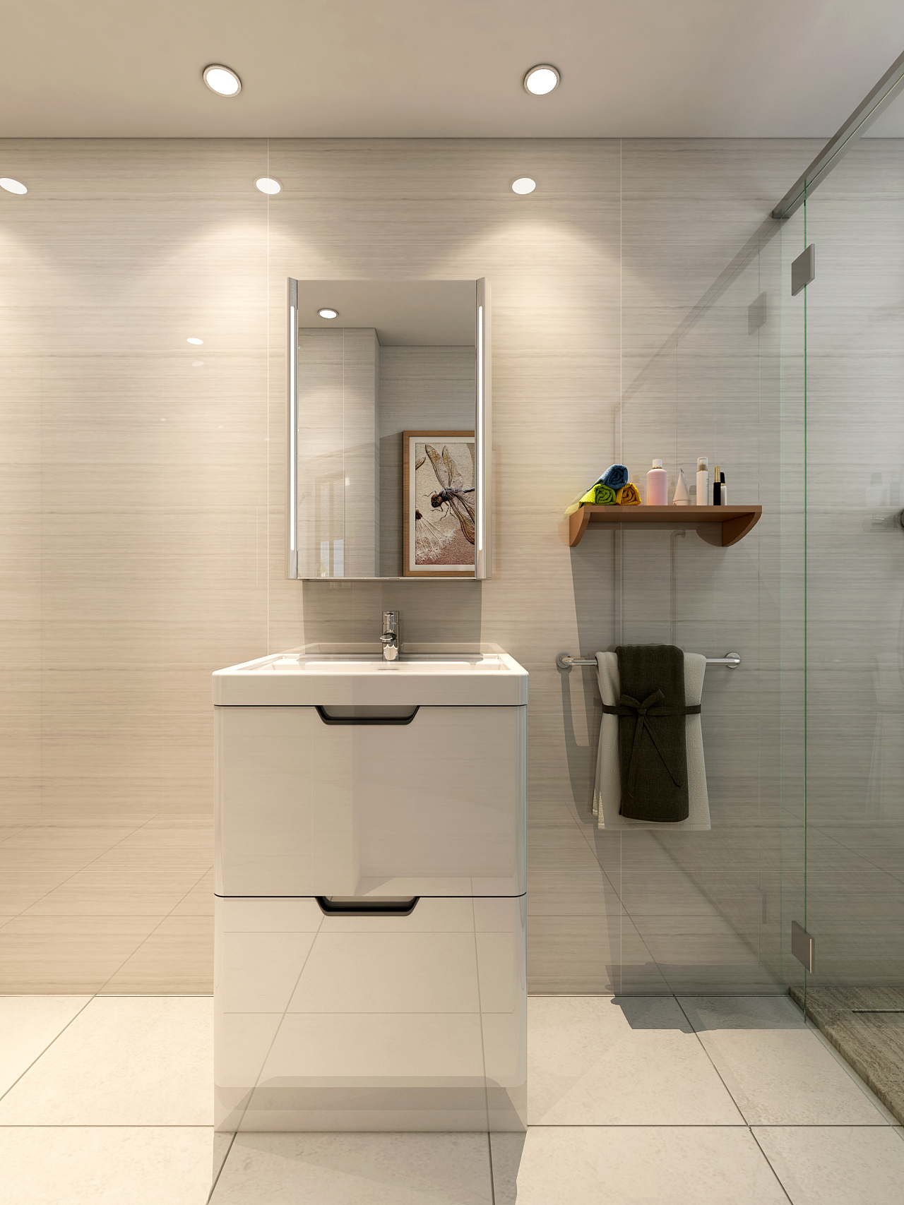 美式卫浴空间设计|三维|建筑/空间|卫浴空间设计师 - 原创作品 - 站酷 (ZCOOL)