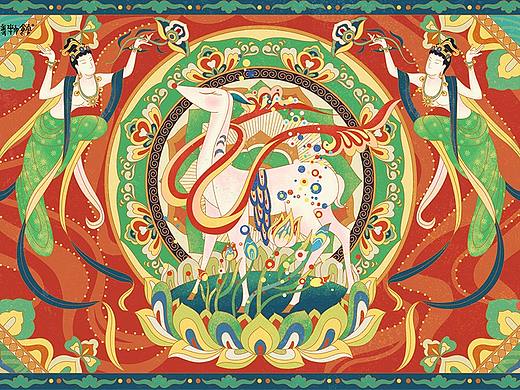 国潮正当时-哈弗&敦煌博物馆插画设计大赛
