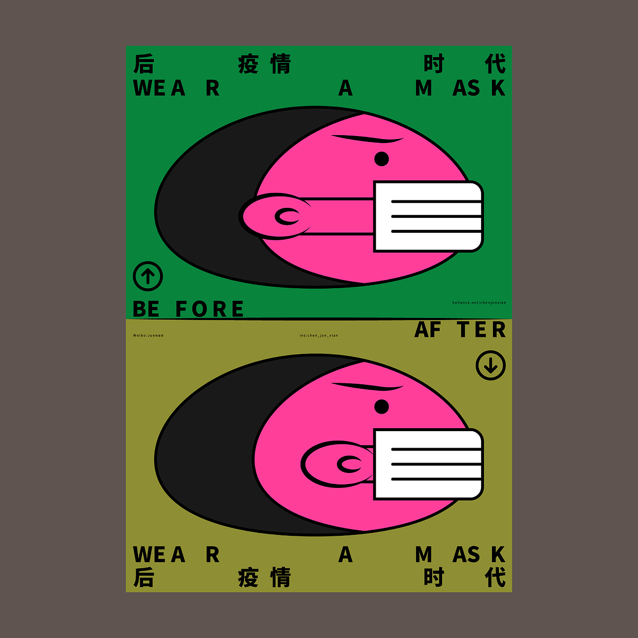 后疫情时代wearamask