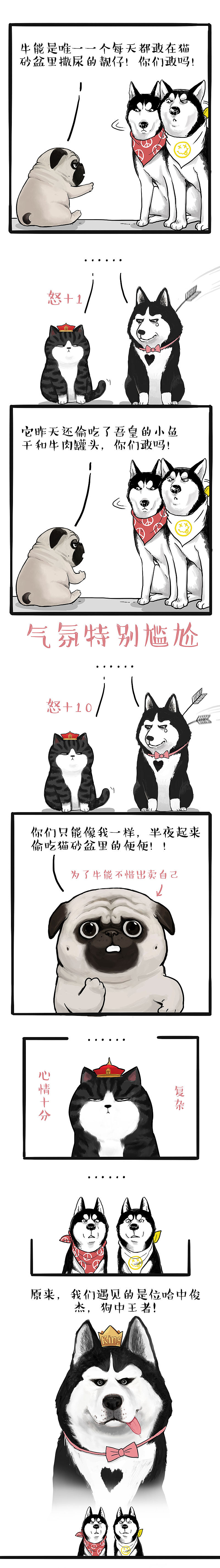 五年了，巴扎黑的智商终于上线了……（图ZMTc3OTk3OTAw） - 中/长篇漫画 - 站酷设计师吾皇的白茶原创素材 - 站酷ZCOOL