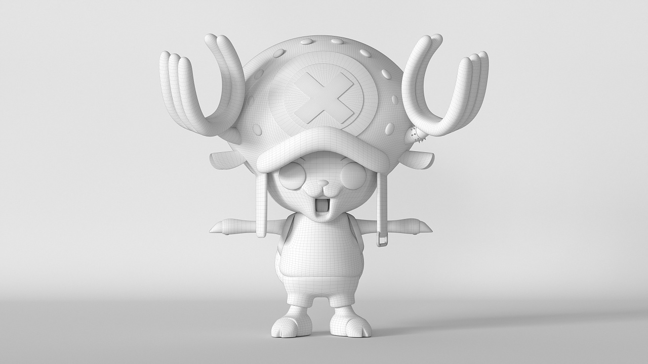 海贼王乔巴2d转3d