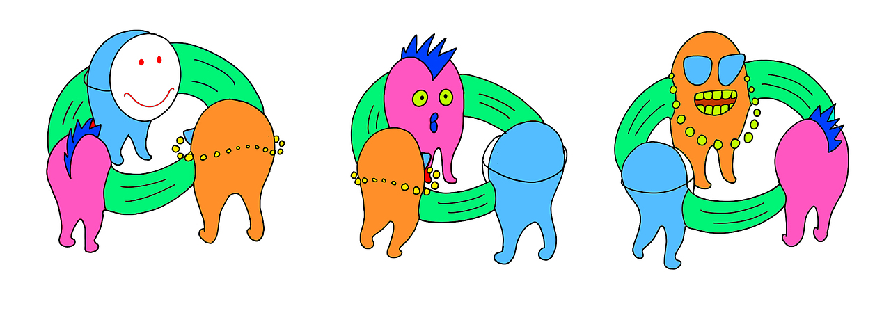 愚乐圈（图ZMjg5OTE3OTIw） - 艺术插画 - 站酷设计师Little_d_小小D原创素材 - 站酷ZCOOL