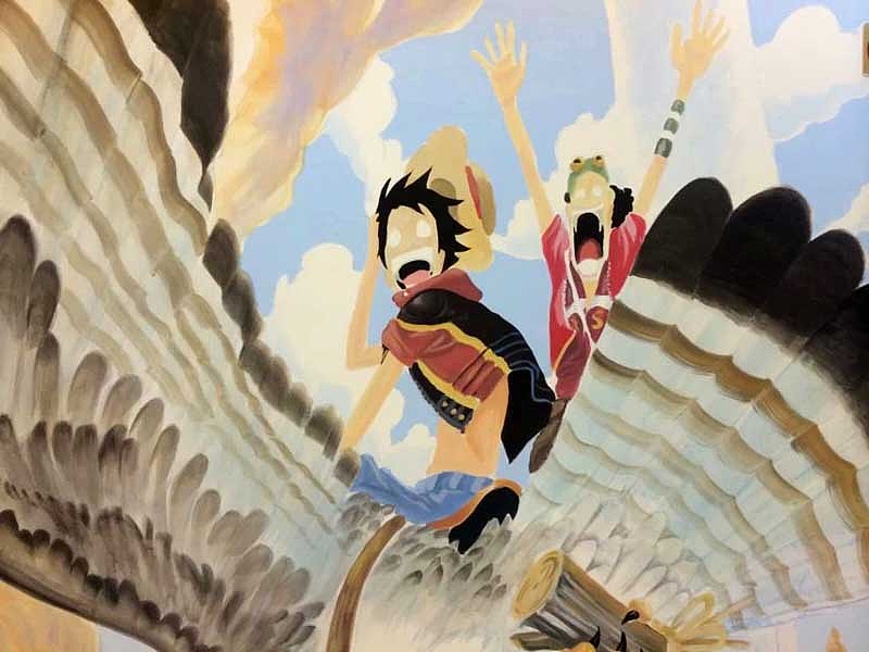 佛山 海贼王主题酒店 艺术墙画