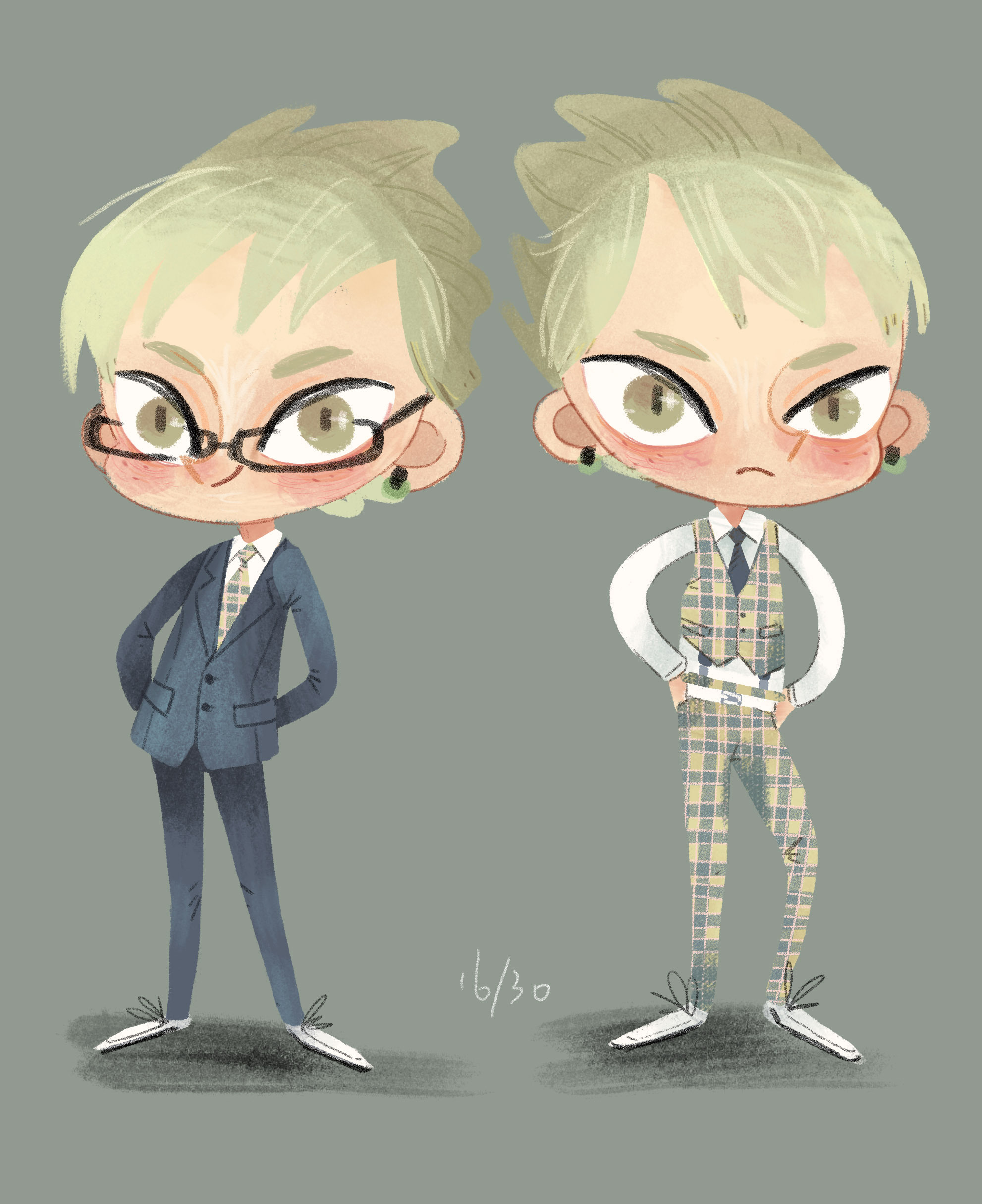 小人物|插画|插画习作|猫六是我呀 - 原创作品 - 站酷 (zcool)