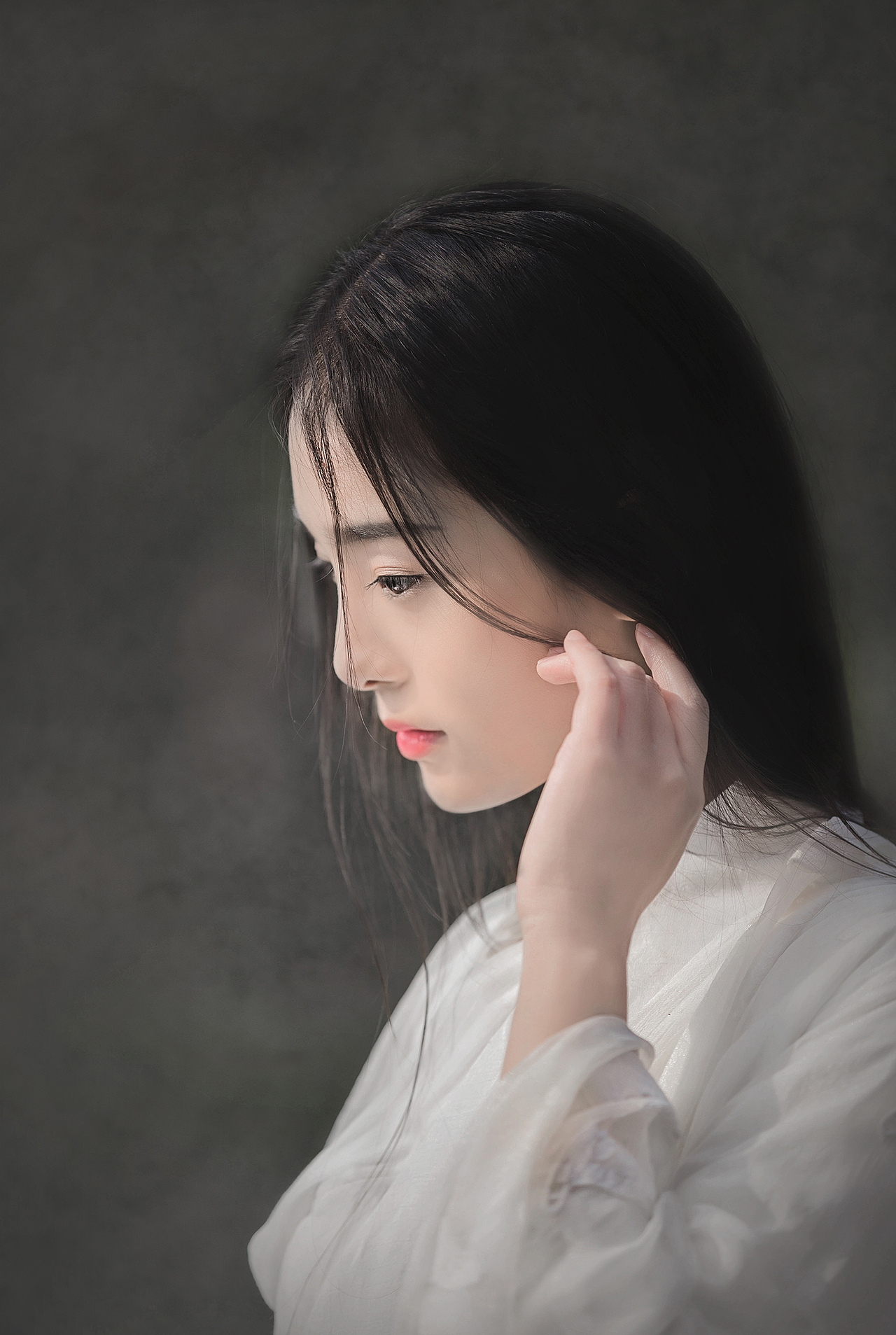 《花听禅》|摄影|人像摄影|大脸夏夏子_原创作品-站酷(zcool)