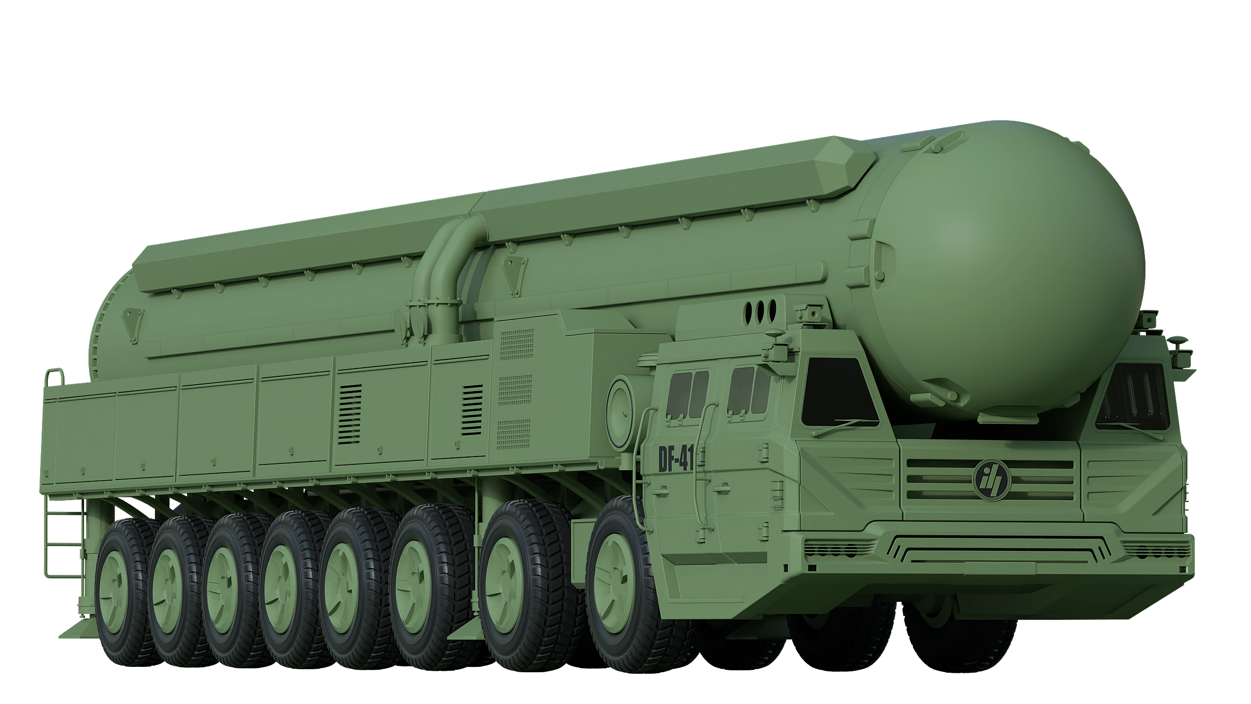 c4d教程:制作国庆阅兵大真理"东风-41洲际导弹"