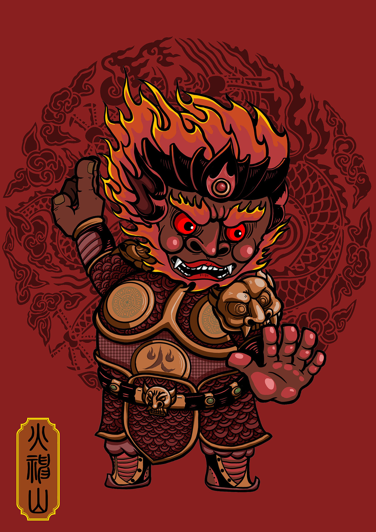 火神山与雷神山|插画|创作习作|阿北被占用 - 原创作品 - 站酷 (zcool